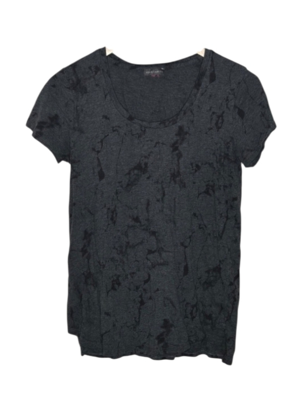 Vince Camuto Marble Texture Scoopneck Tee